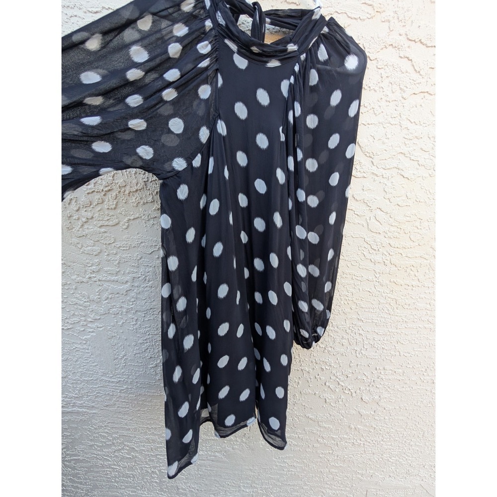 Anthropologie Maeve Long-Sleeve Sheer‎ Mini Dress size XS